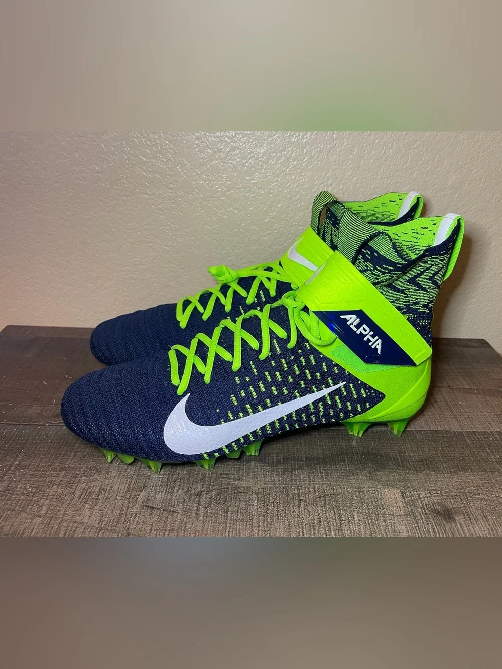 Nike Alpha Menace Elite 2 “Seattle Seahawks” - Size 13 Men.